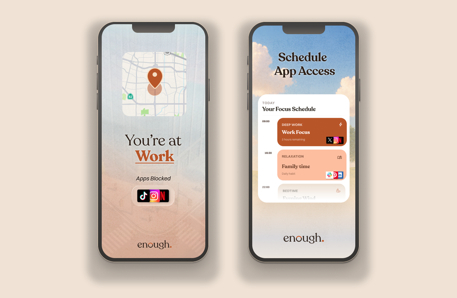 enough. app screenshots