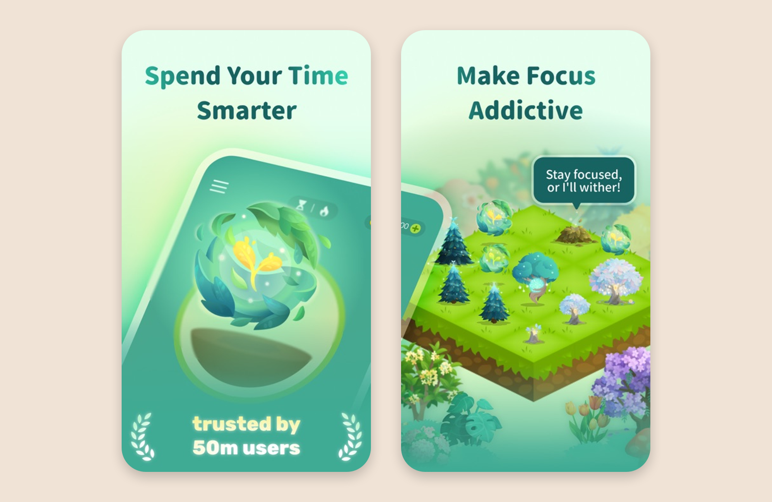 Forest app screenshots